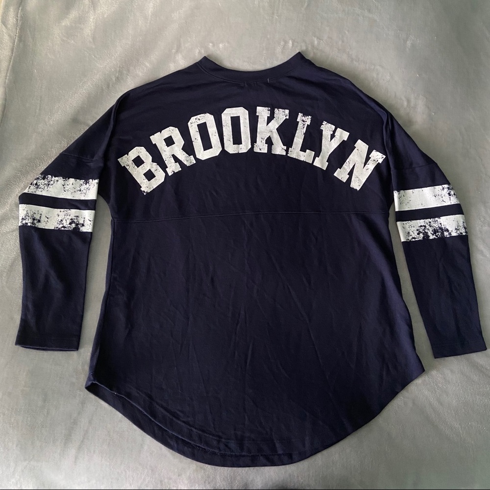 Brooklyn Long Sleeve Navy Shirt